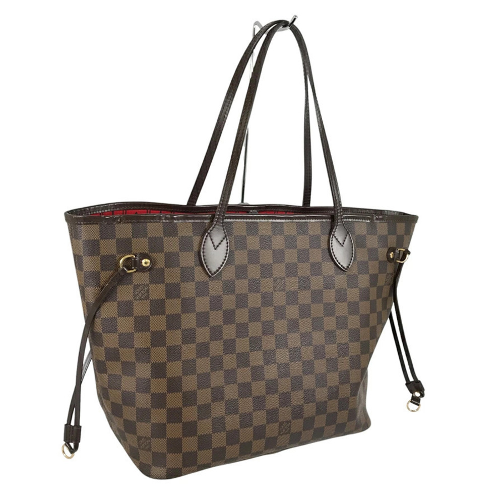 Louis Vuitton Damier Tote Bag Neverfull Brown